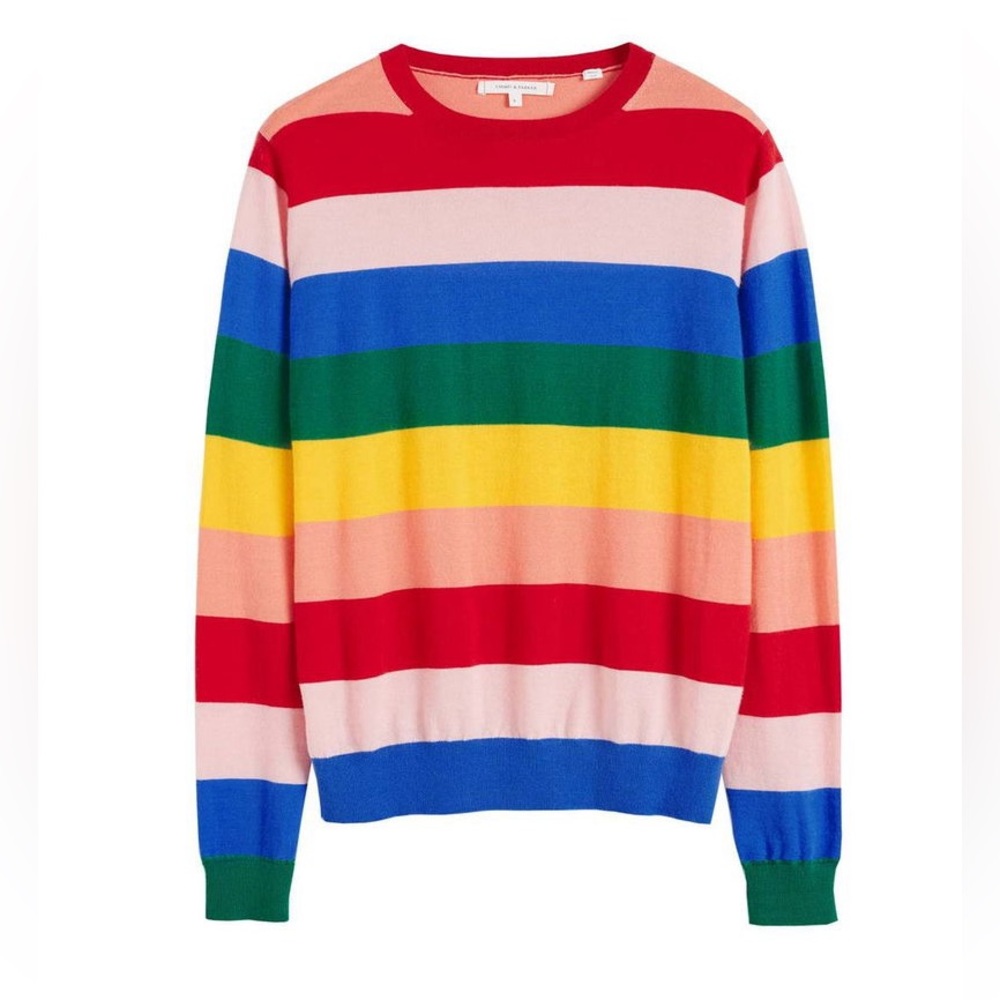 CHINTI & PARKER Rainbow Cashmere Day Dreamer Sweater